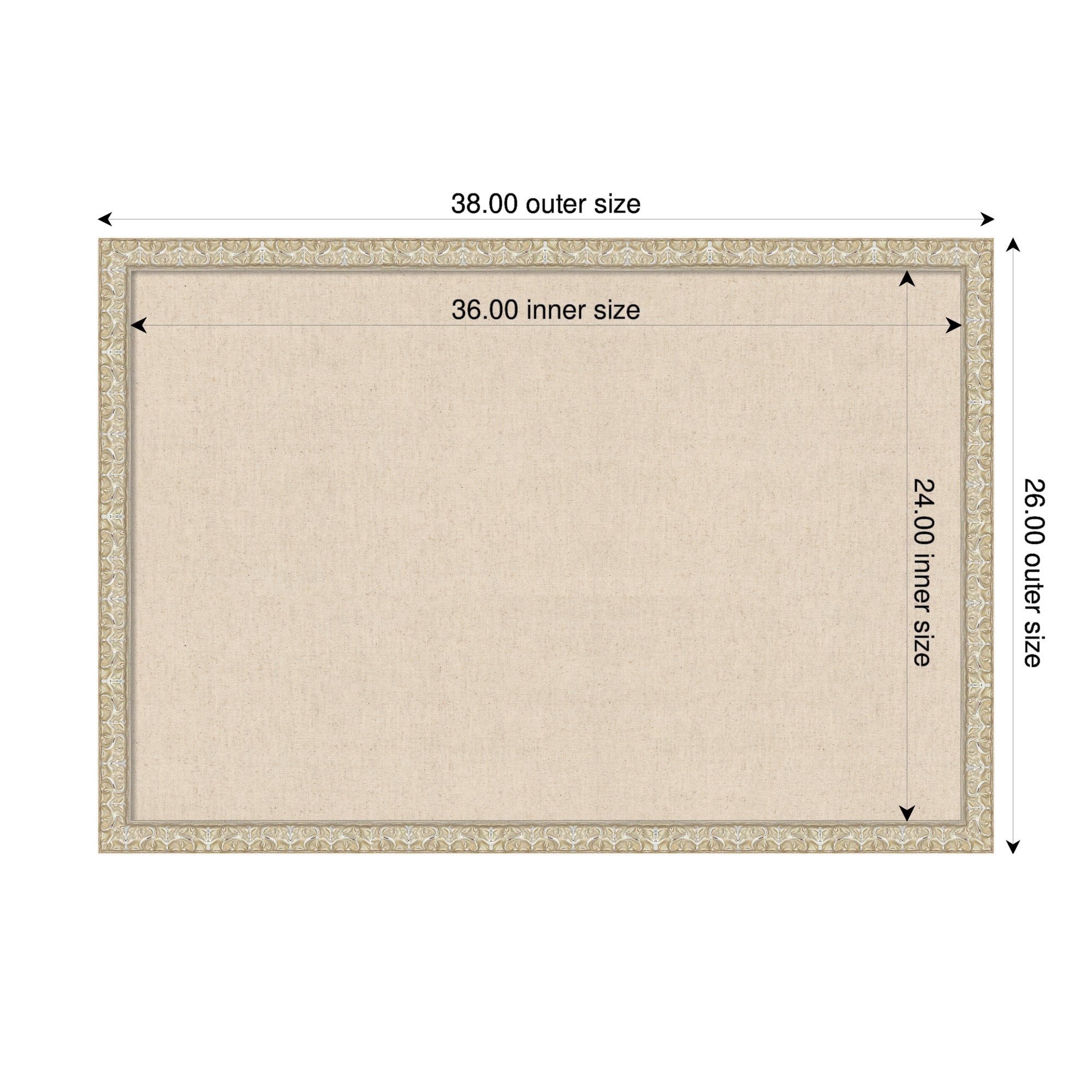 Pinboard 38x26 Lila Silver 2