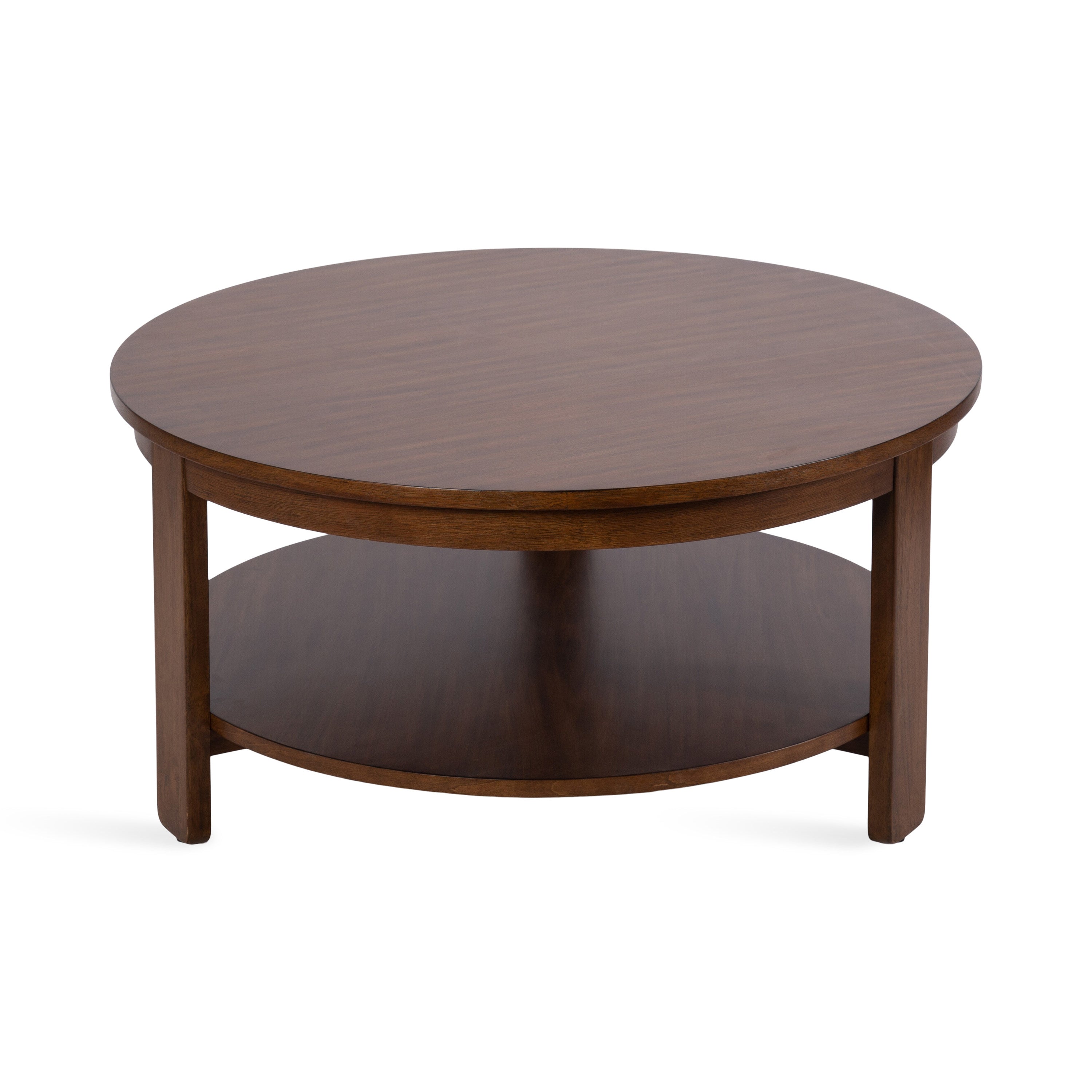 Coffee Table Walnut Brown 34x34x17 5