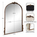 Arch Mirror Bronze 25x33 2