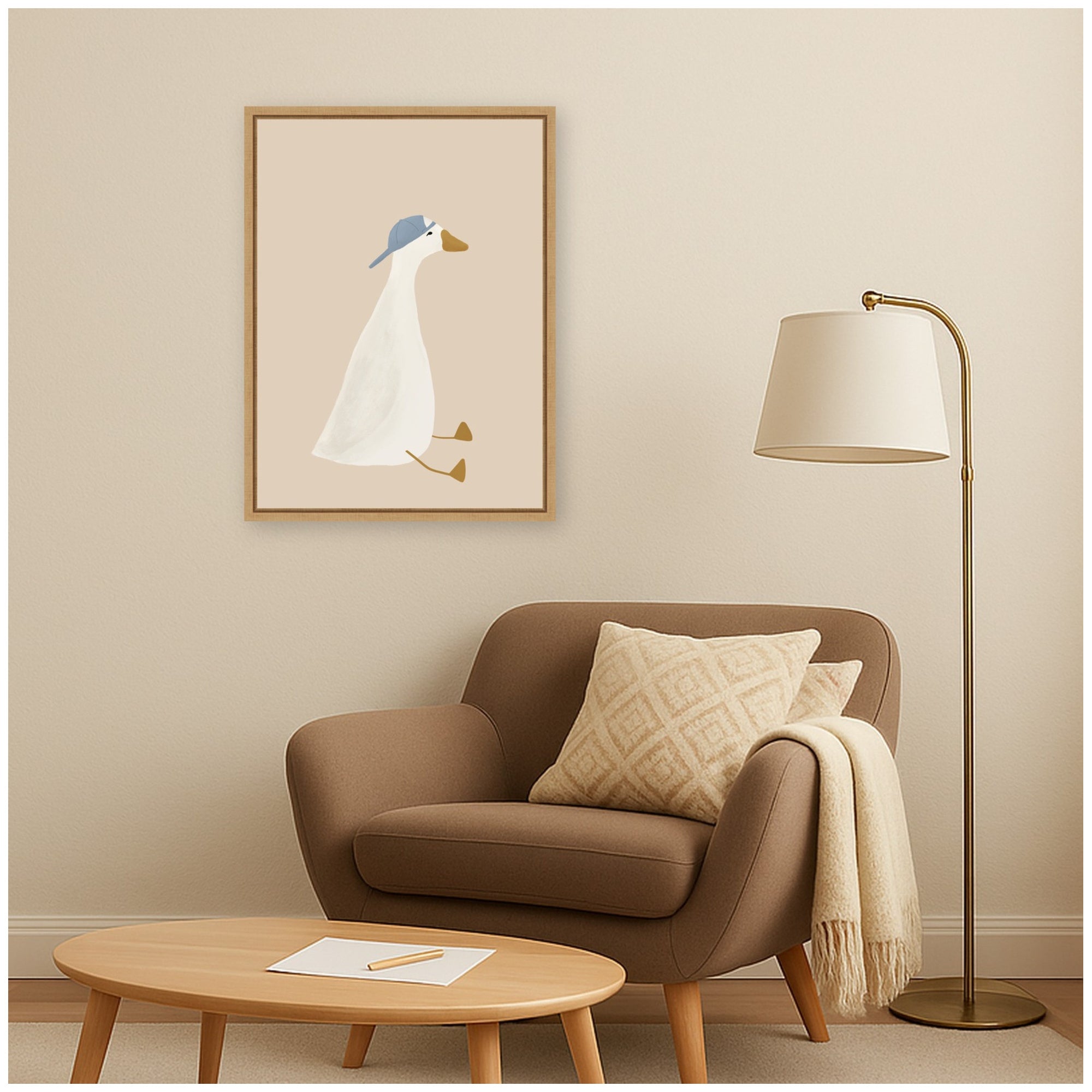 Framed Canvas 18x24 Sylvie Natural 6
