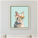 Mounted Canvas 22x26 Belmont Distress White 6