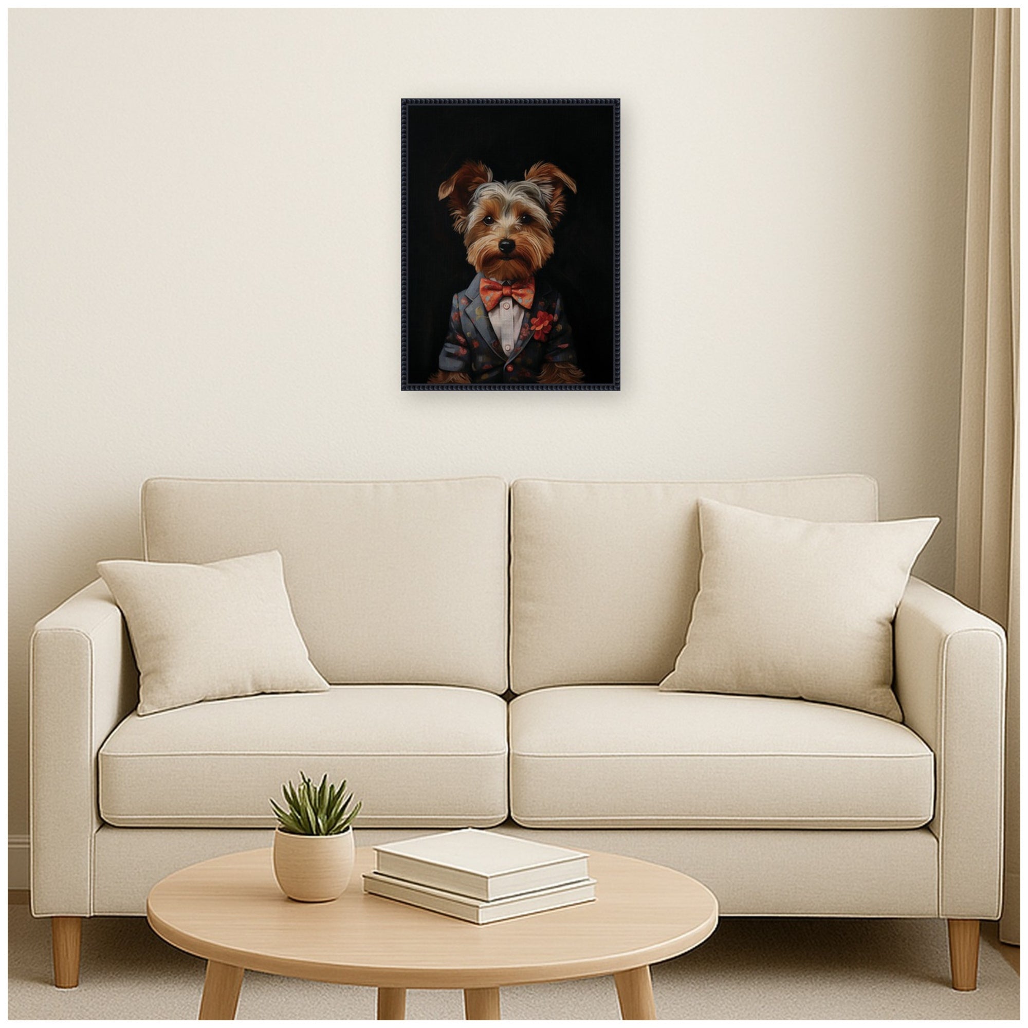 Framed Canvas 18x24 Sylvie Beaded Black 7