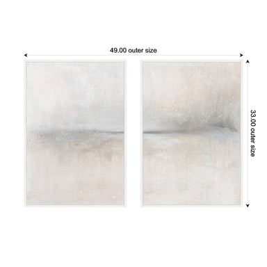 Art Set 2 Piece Set 23x33 Sylvie White 2