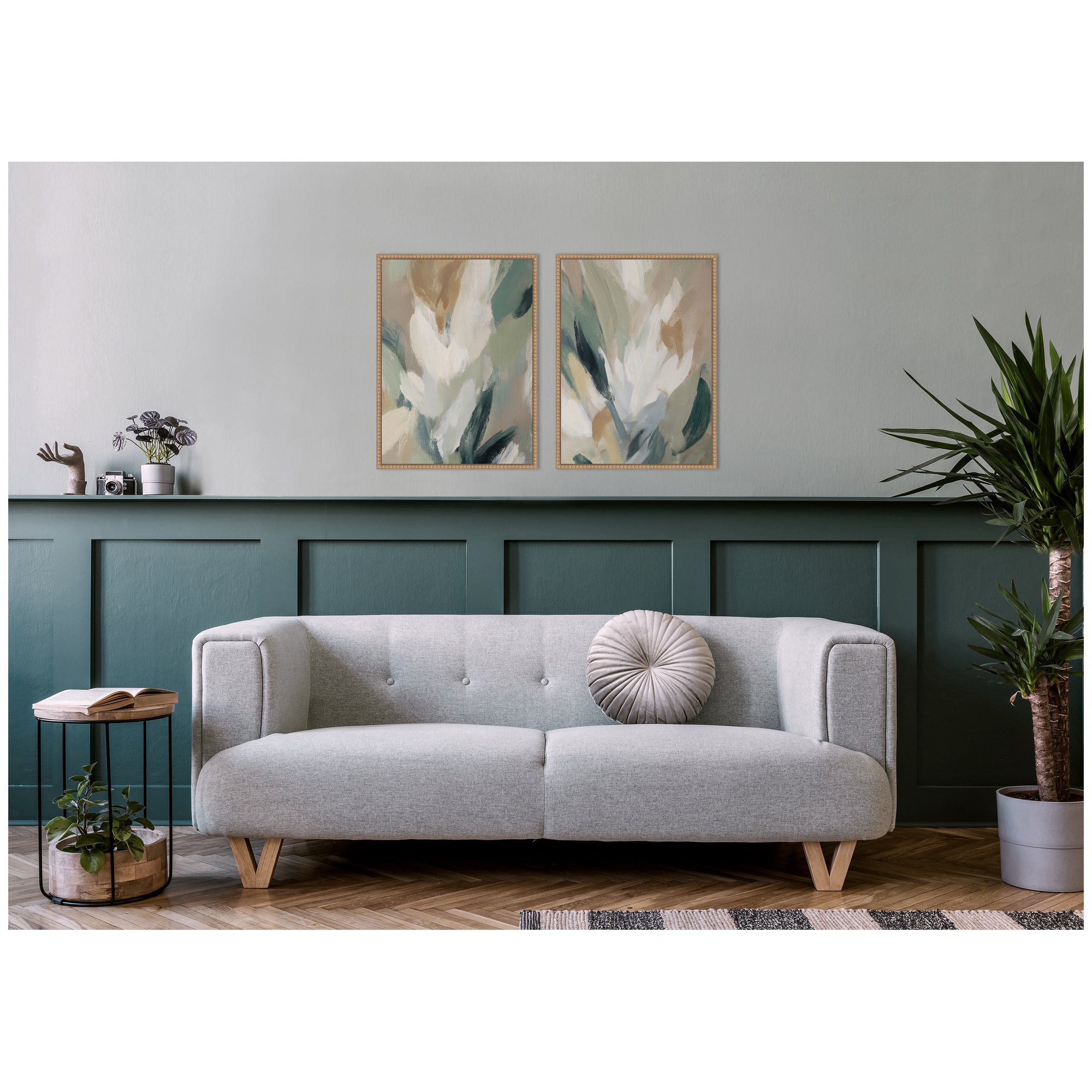 Plant Form No. 1 & No. 2 2 Piece Framed Canvas Wall Art Set by Amy Lighthall