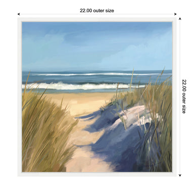 Framed Canvas 22 x 22 Sylvie White 2