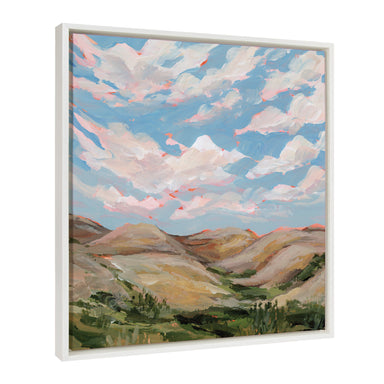 Framed Canvas 22x22 Sylvie White 2