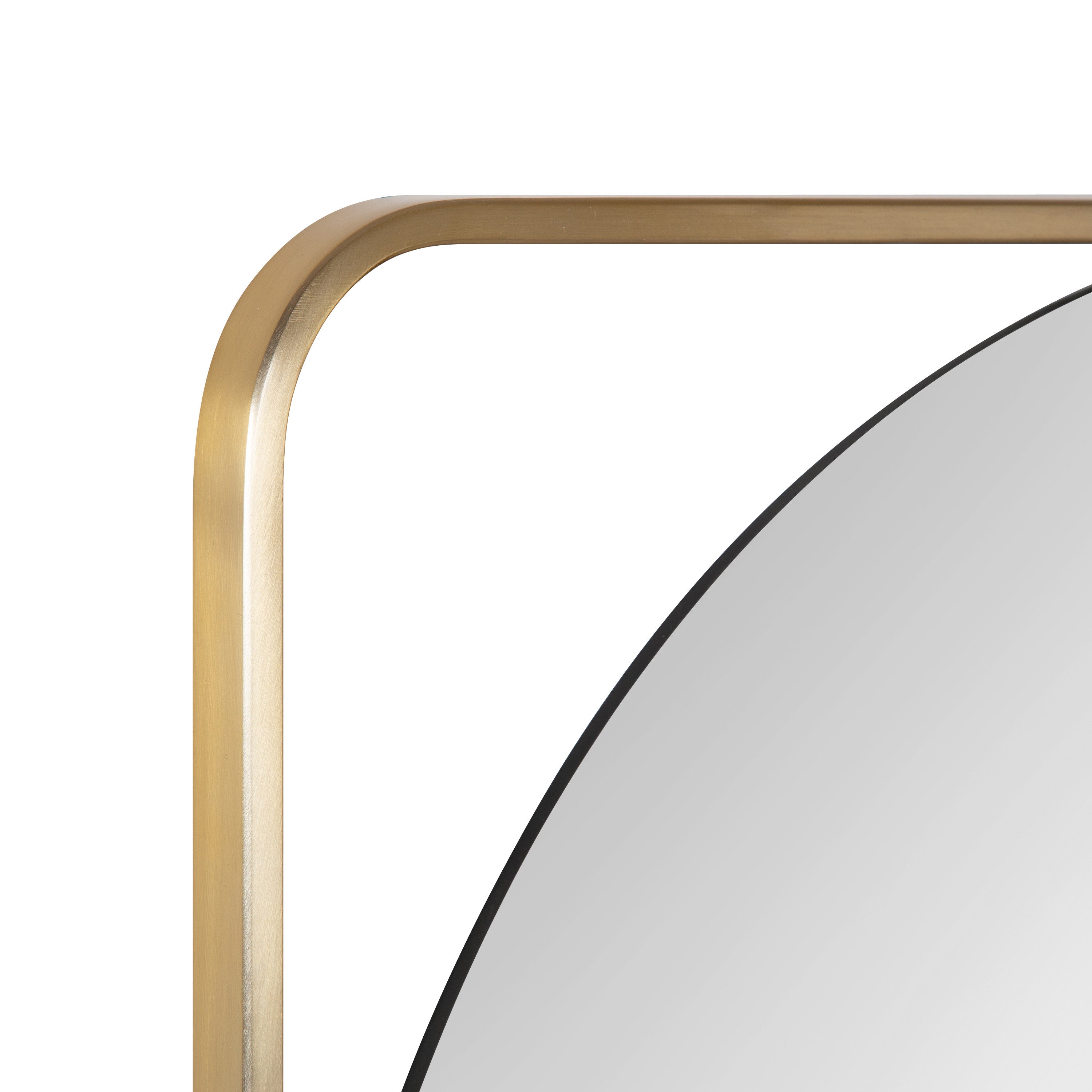 Square Mirror Gold 24x24 3