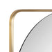 Square Mirror Gold 24x24 3