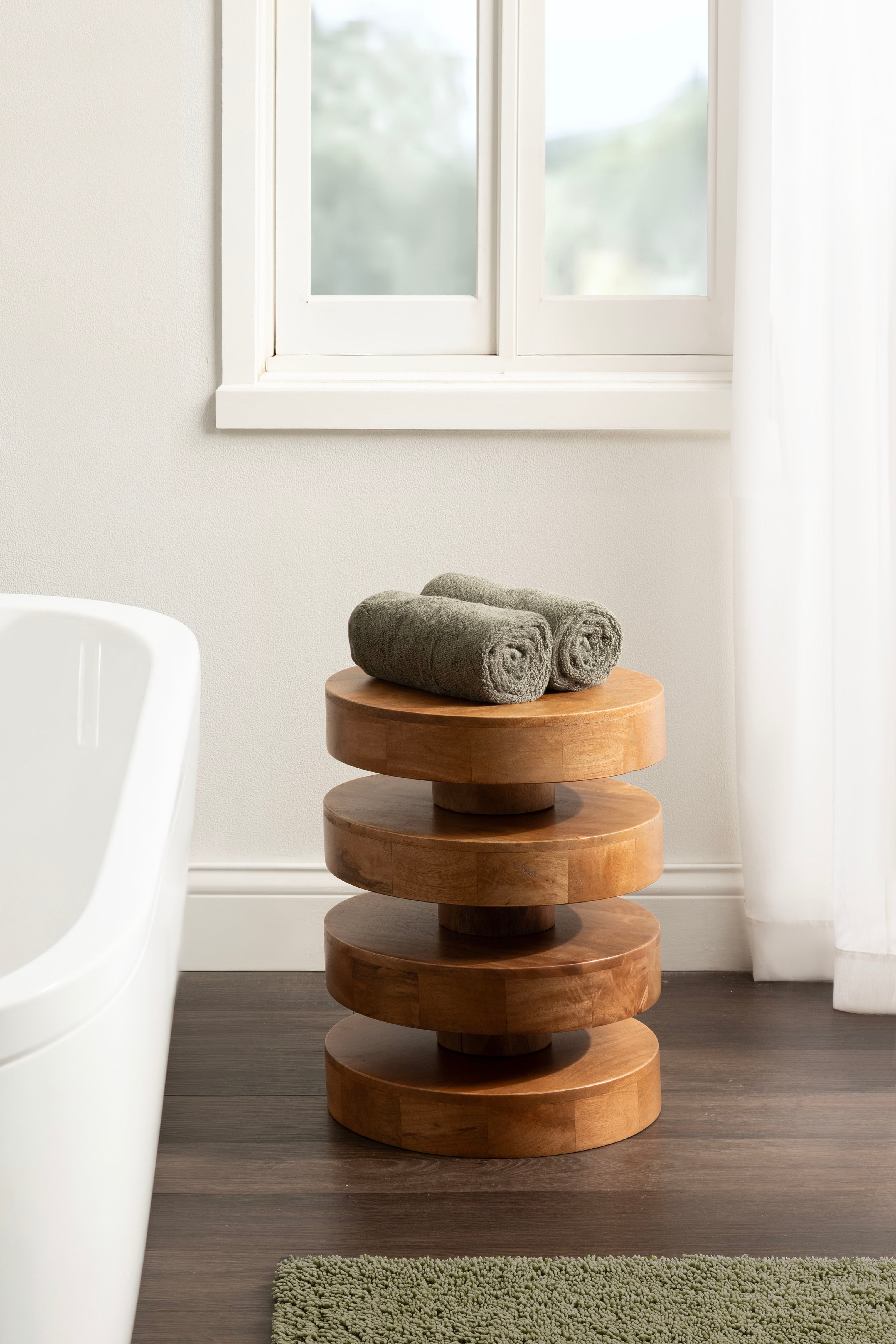Side Table Natural Honey 14x14x18 7