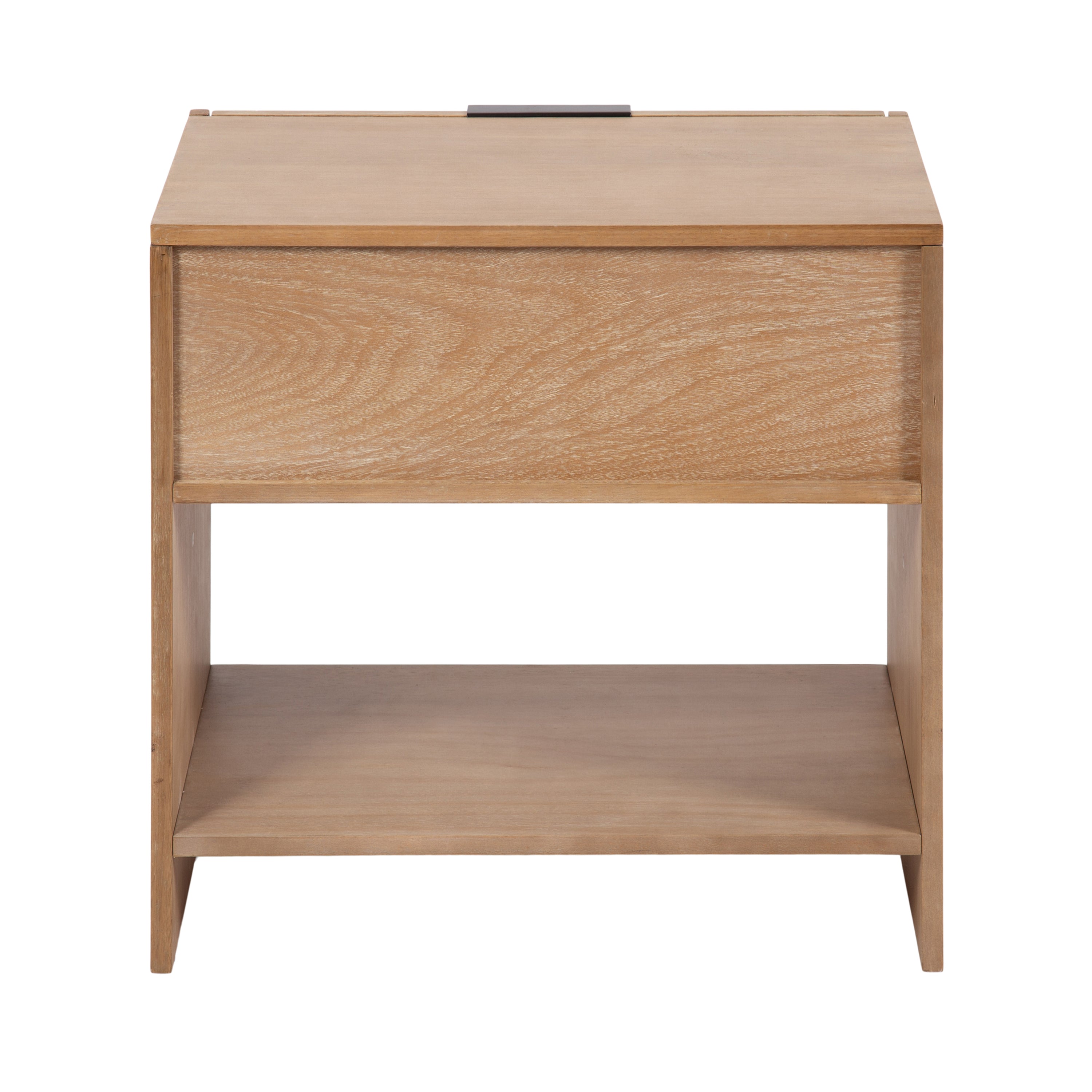 Side Table Natural Beige 22x14x22 4