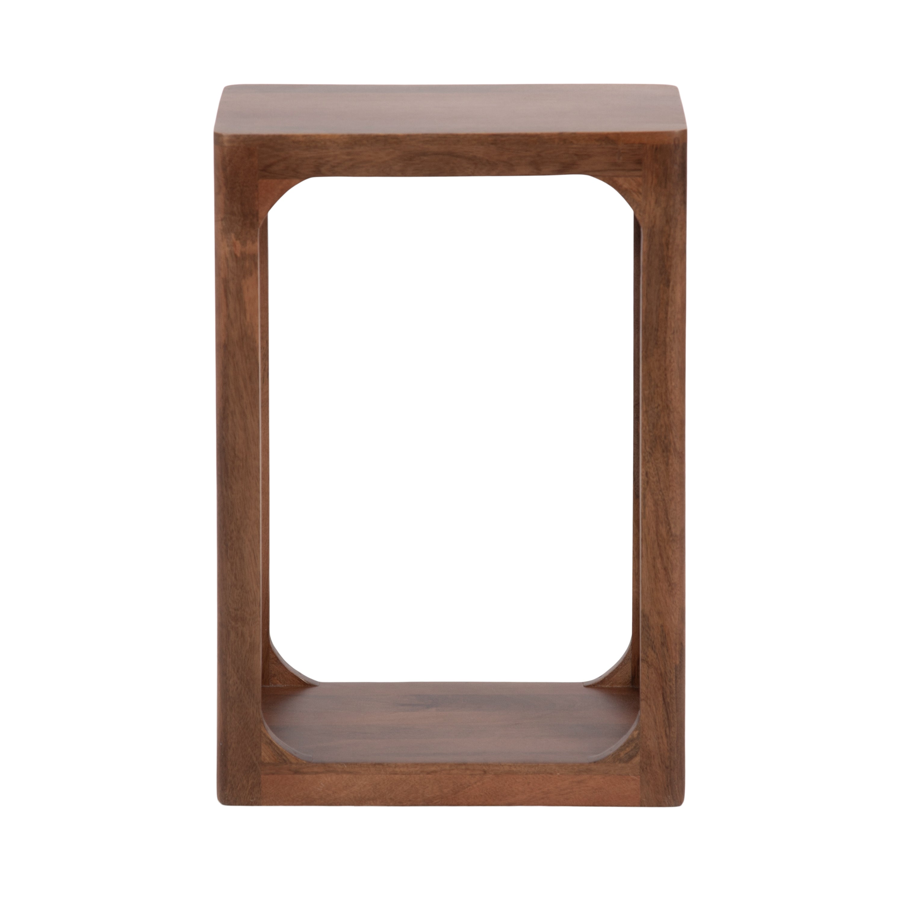 Side Table Walnut Brown 16x8x24 5