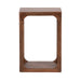 Side Table Walnut Brown 16x8x24 5