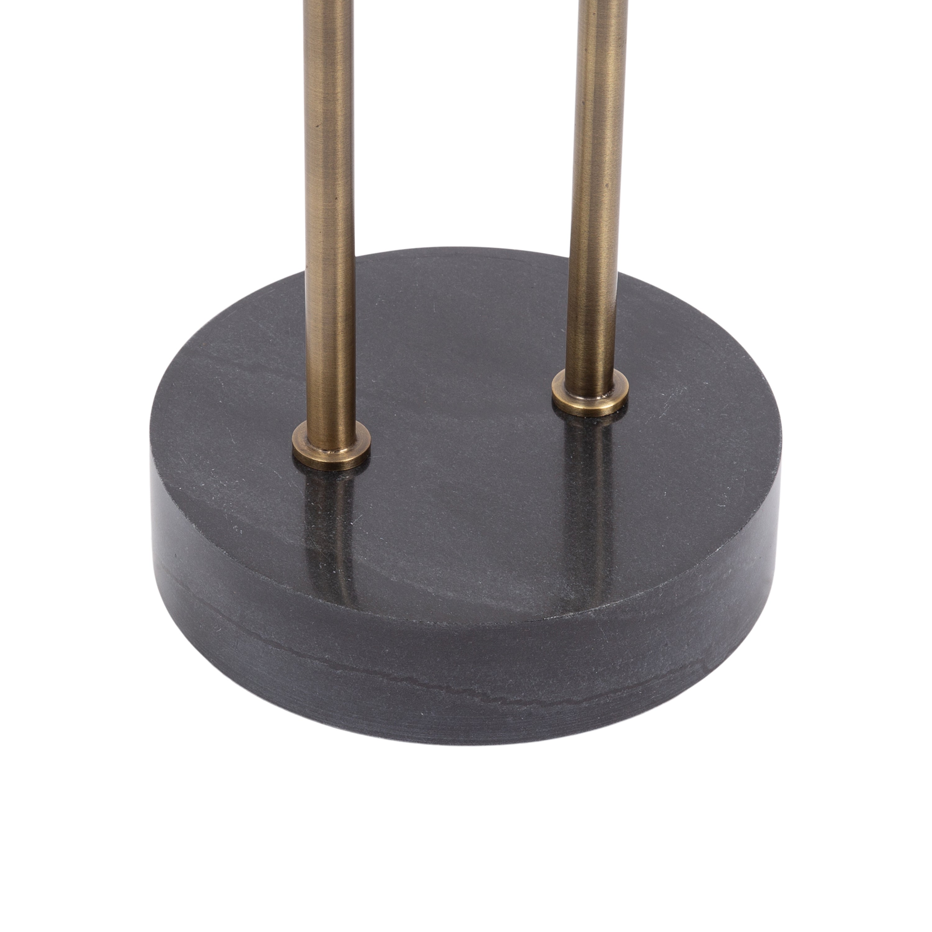 Side Table Clear Gold 16x16x24 5