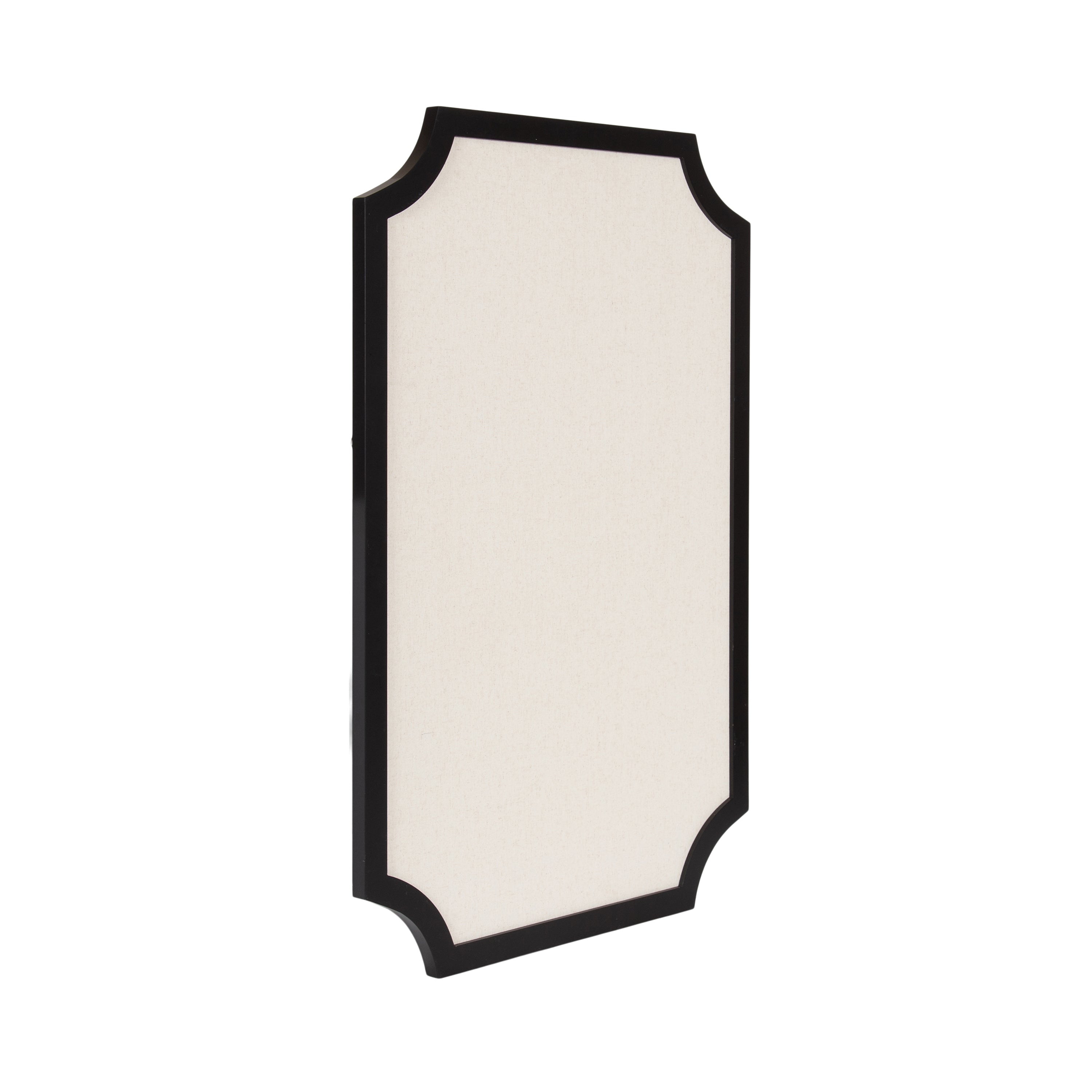 Holbrook Scalloped Rectangle Framed Pinboard