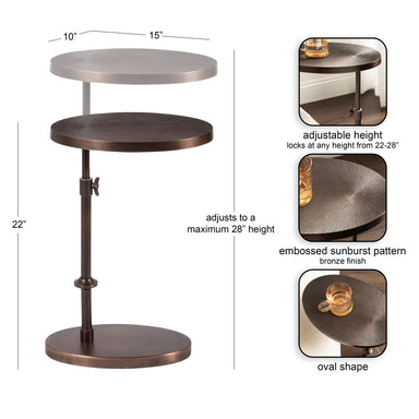 C Table Bronze 15x10x28 2