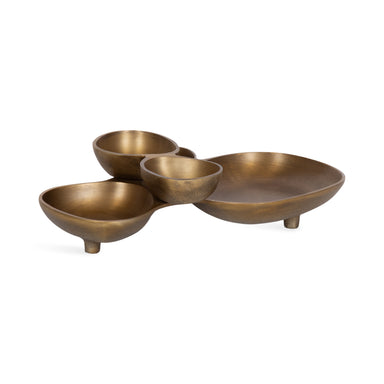 Serving Tray Gold 10x14 1