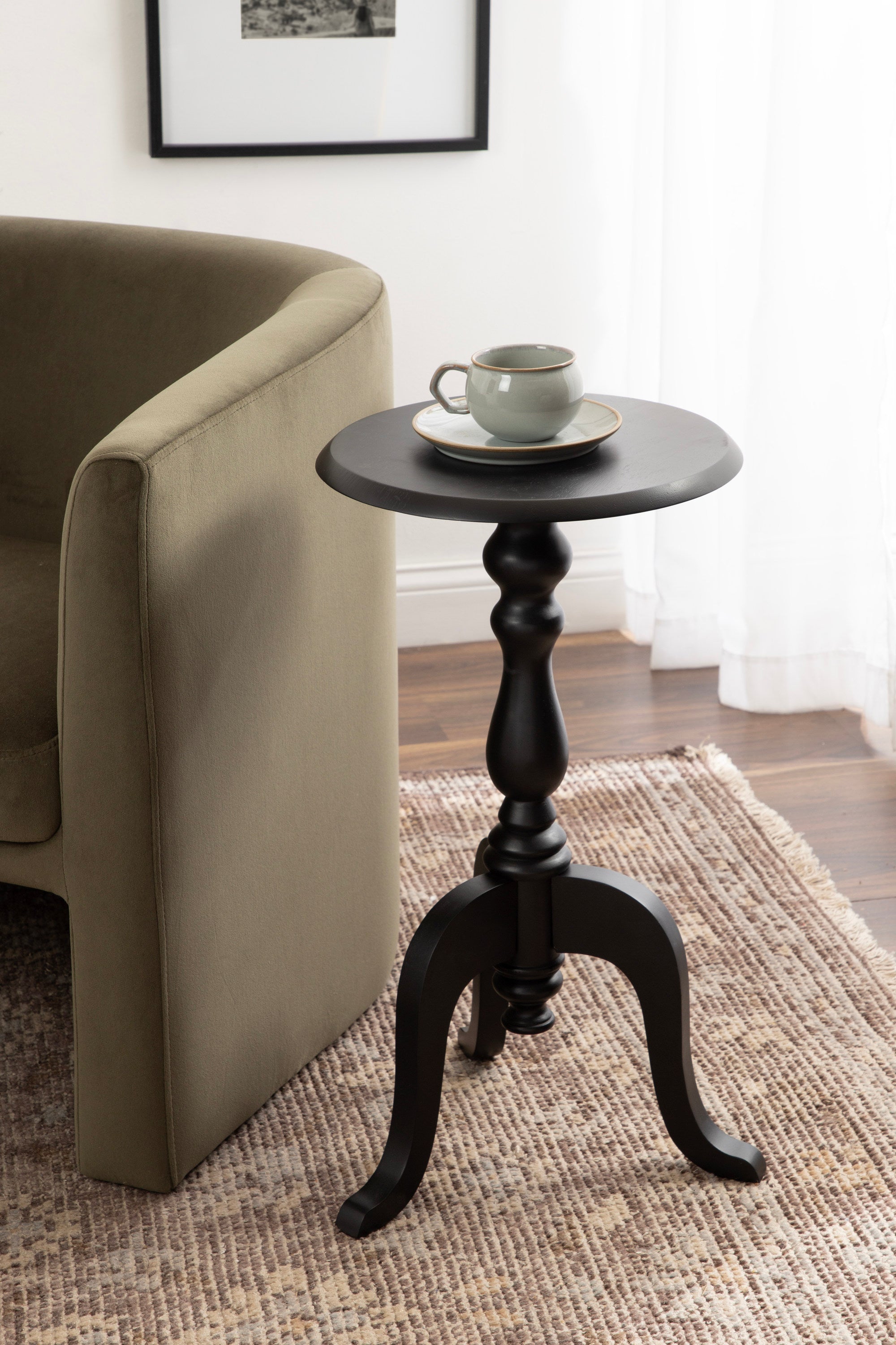 Tourneaux Wood Side Table