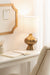 Tabletop Lamp Gold 8x8x17 7