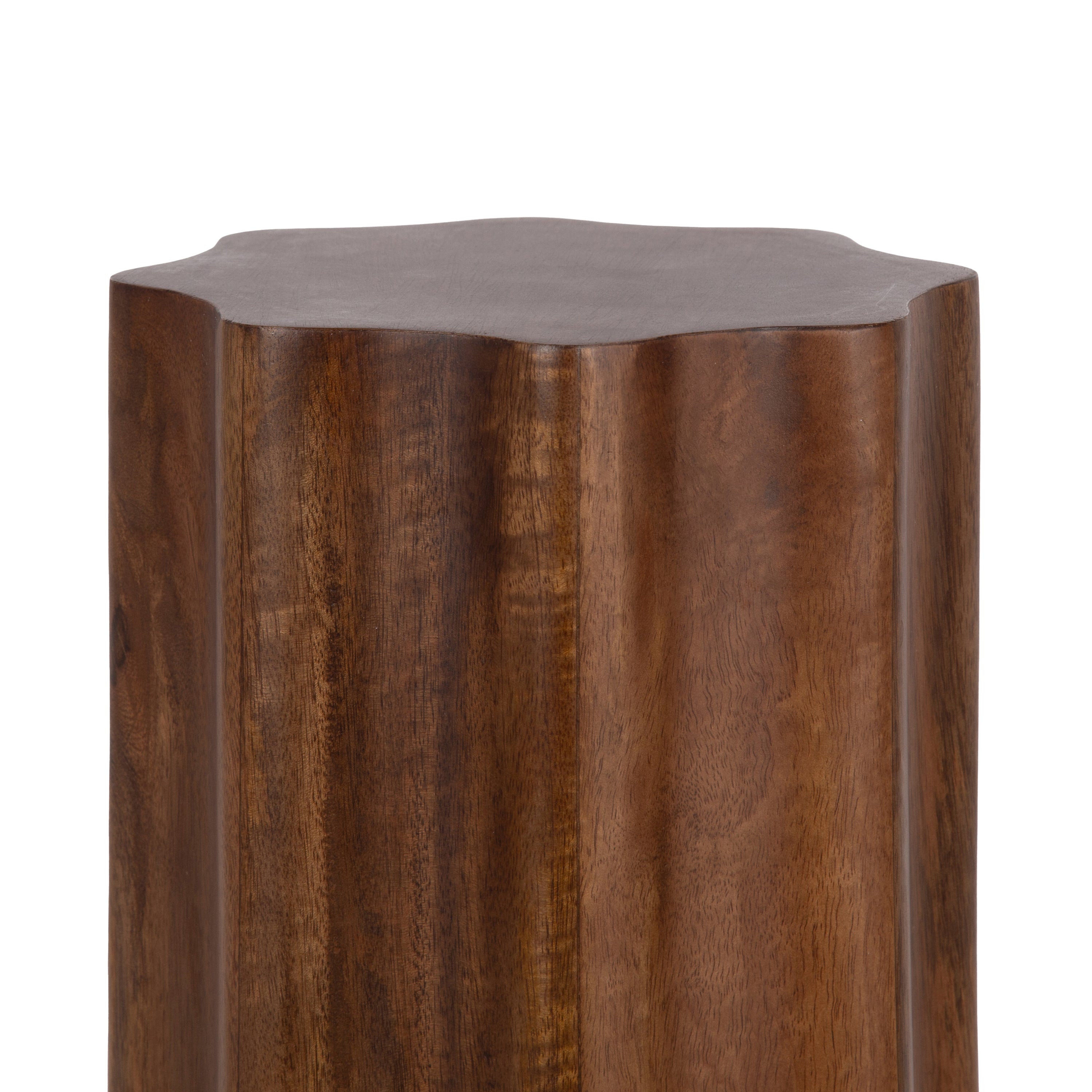 Pandey Wavy Wood Drink Table