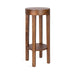 Side Table Walnut Brown 12x12x28 1
