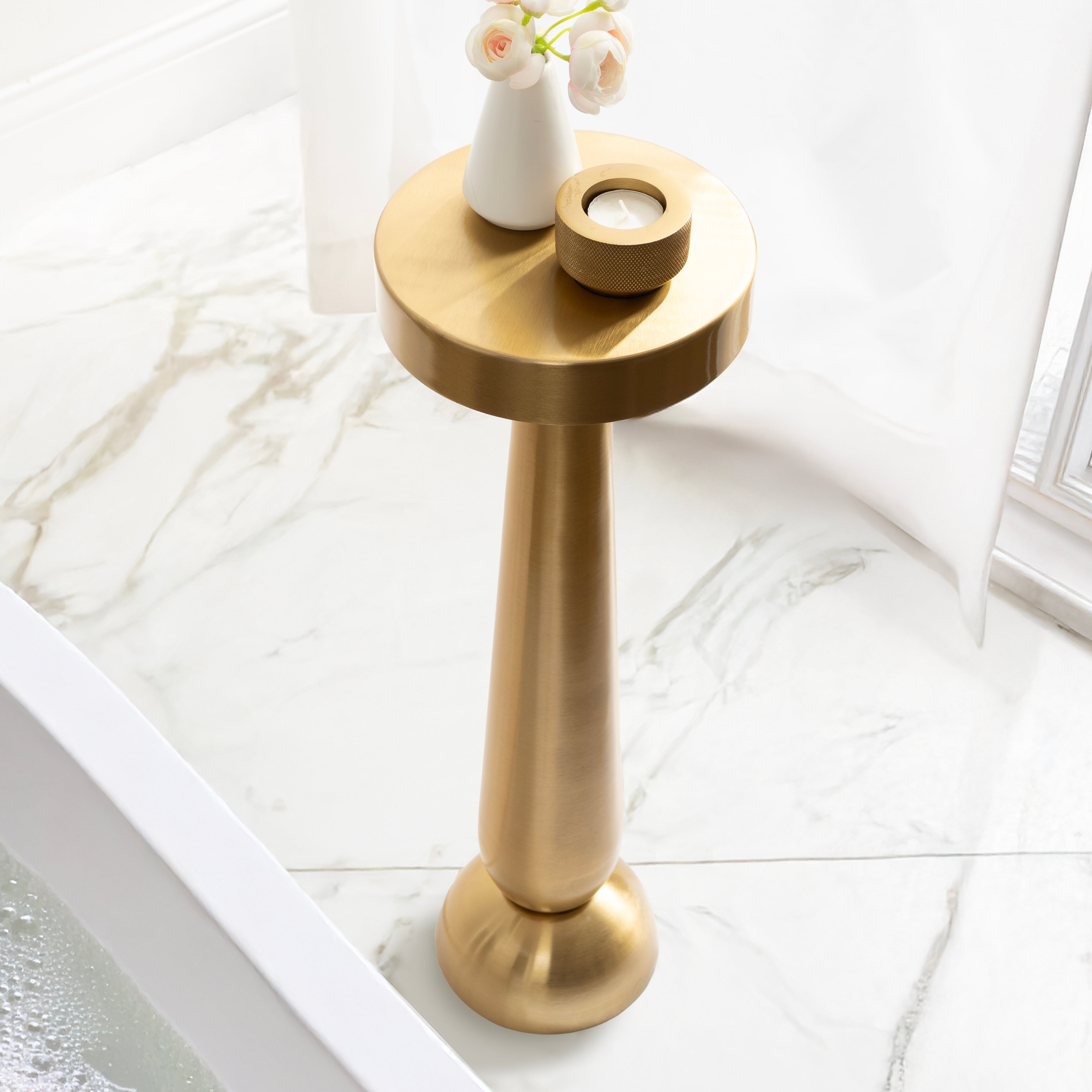 Drink Table 8x8x24 Gold 7