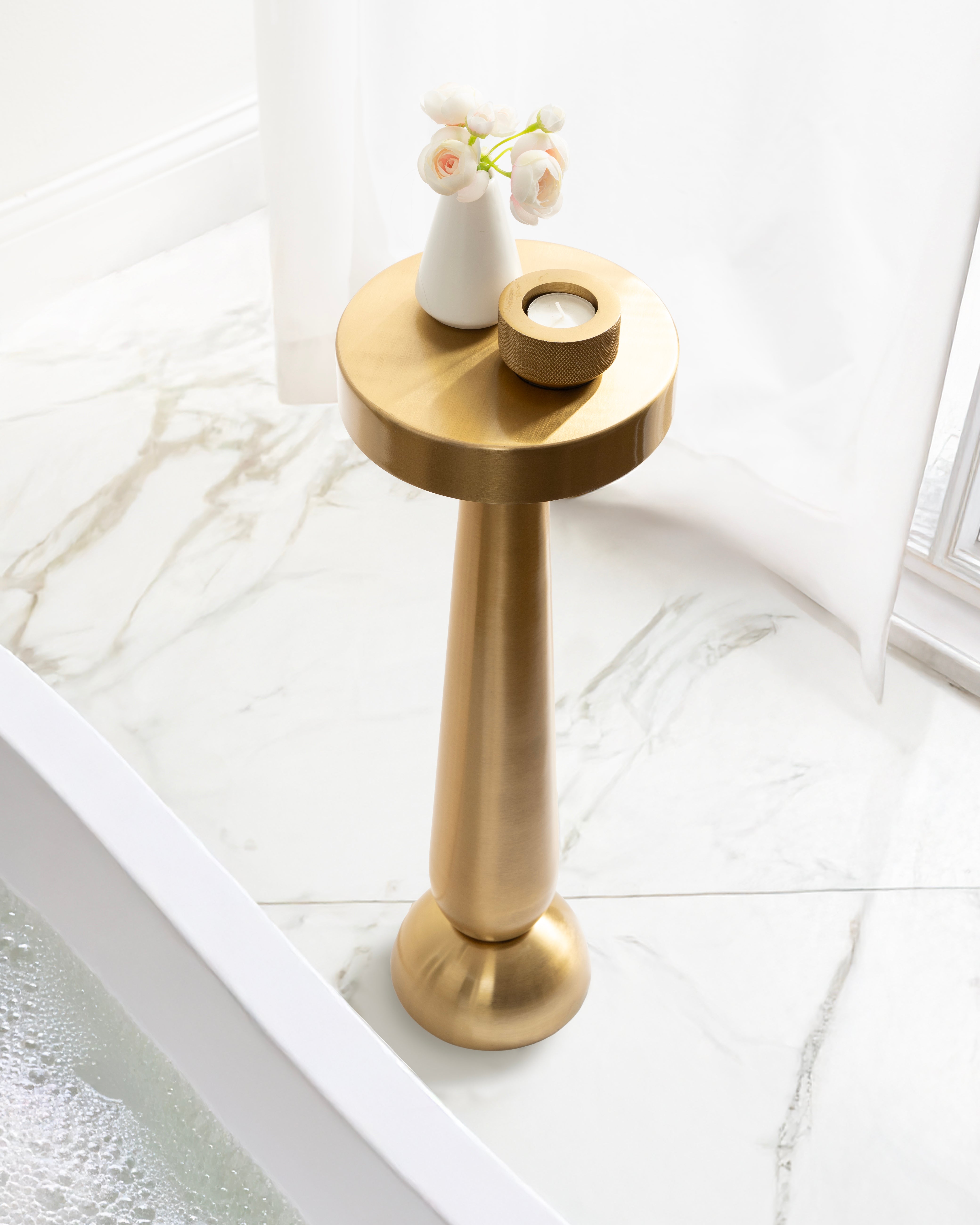 Drink Table 8x8x24 Gold 7