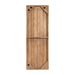 Plaque Walnut Brown 13x36 4
