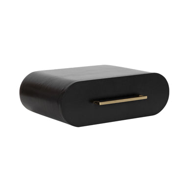 Floating Side Table Black Gold 18x14x6 1