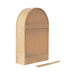 Accent Shelf White Natural 18x6x26 5