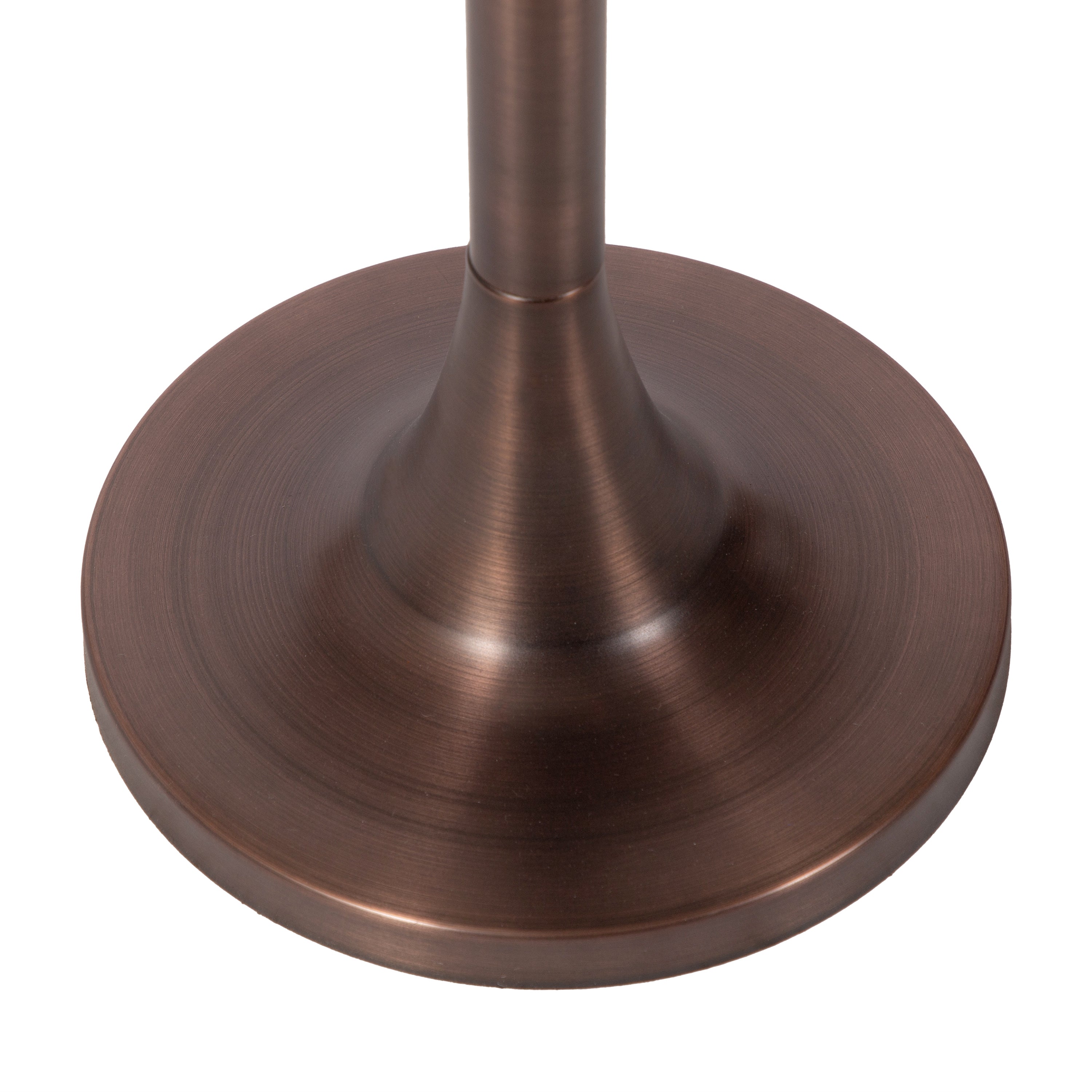 Drink Table Beige Bronze 14x14x24 5