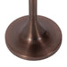 Drink Table Beige Bronze 14x14x24 5