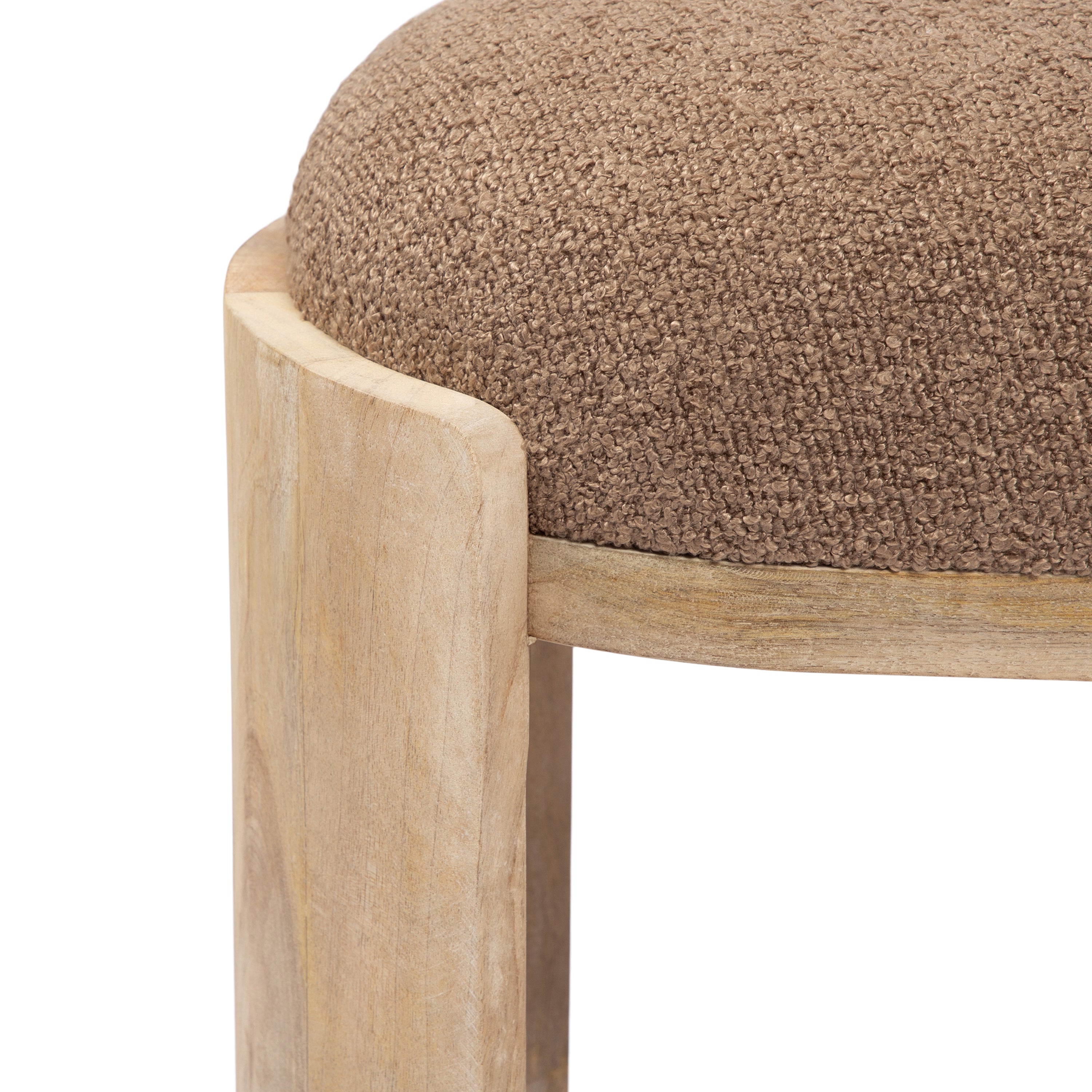 Standard Ottoman Natural Beige 20x12x19 3