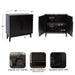 Floor Cabinet 30x15x30 Black 2