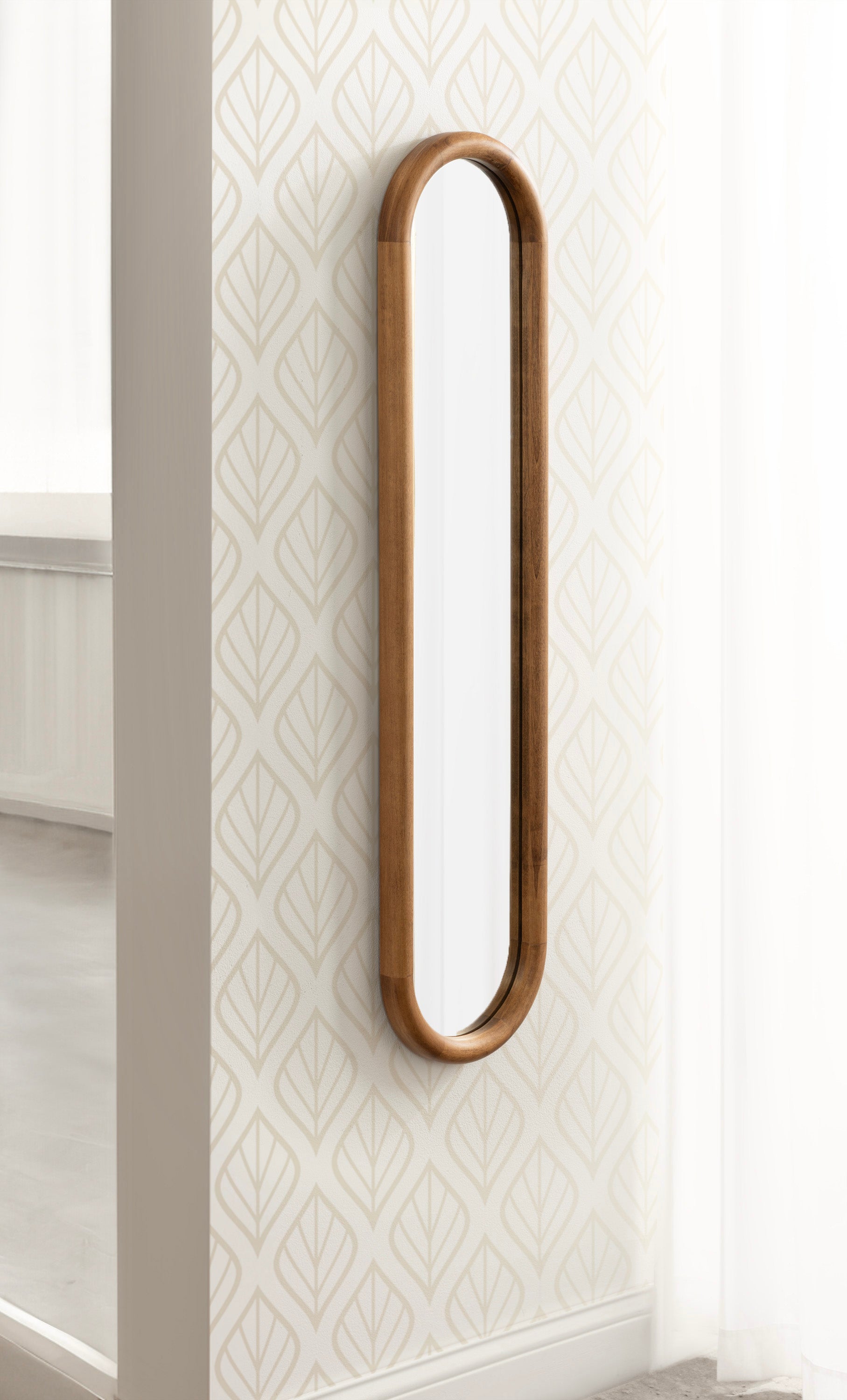 Capsule Mirror Rustic Brown 9x36 6