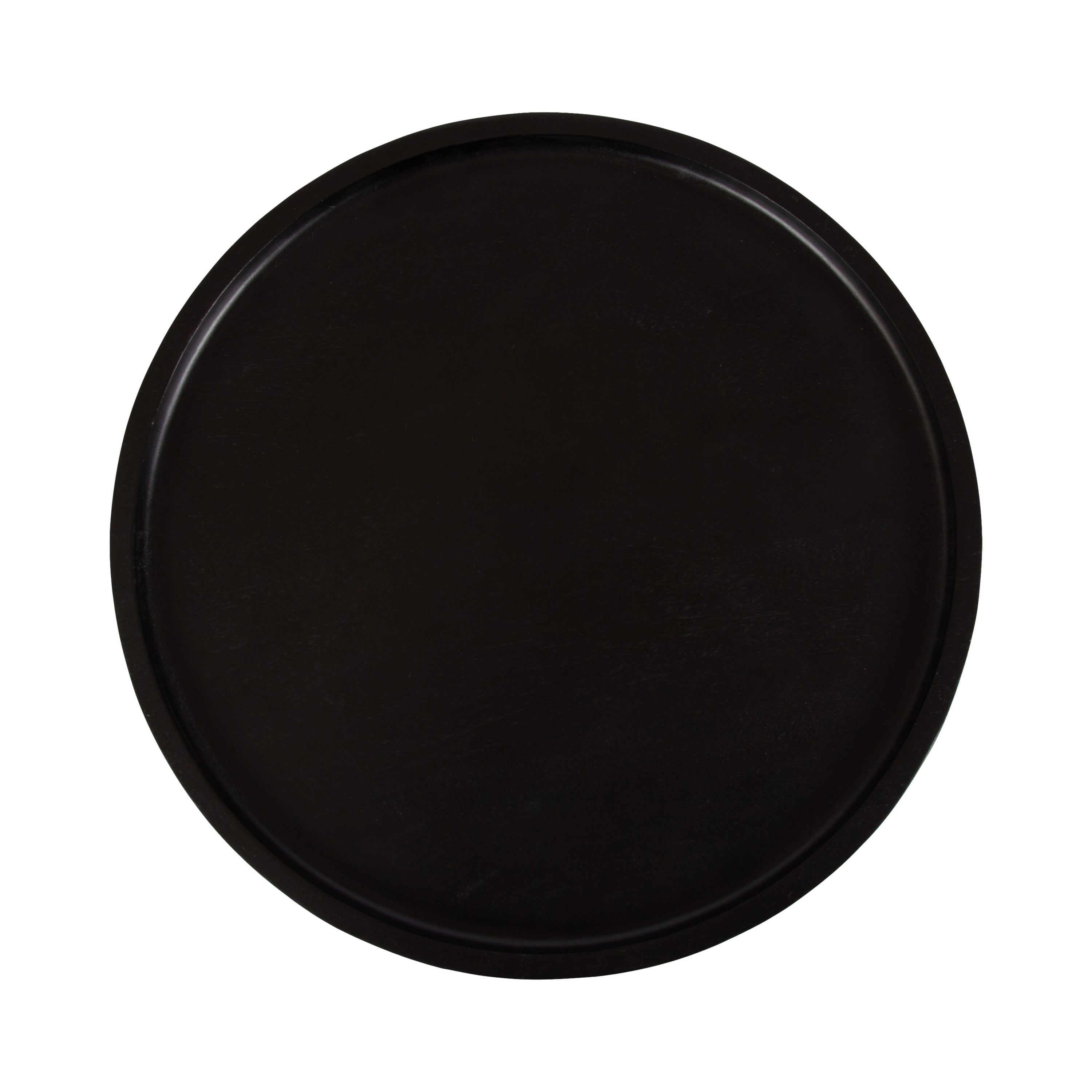 Side Table Black Gold 17x17x24 4