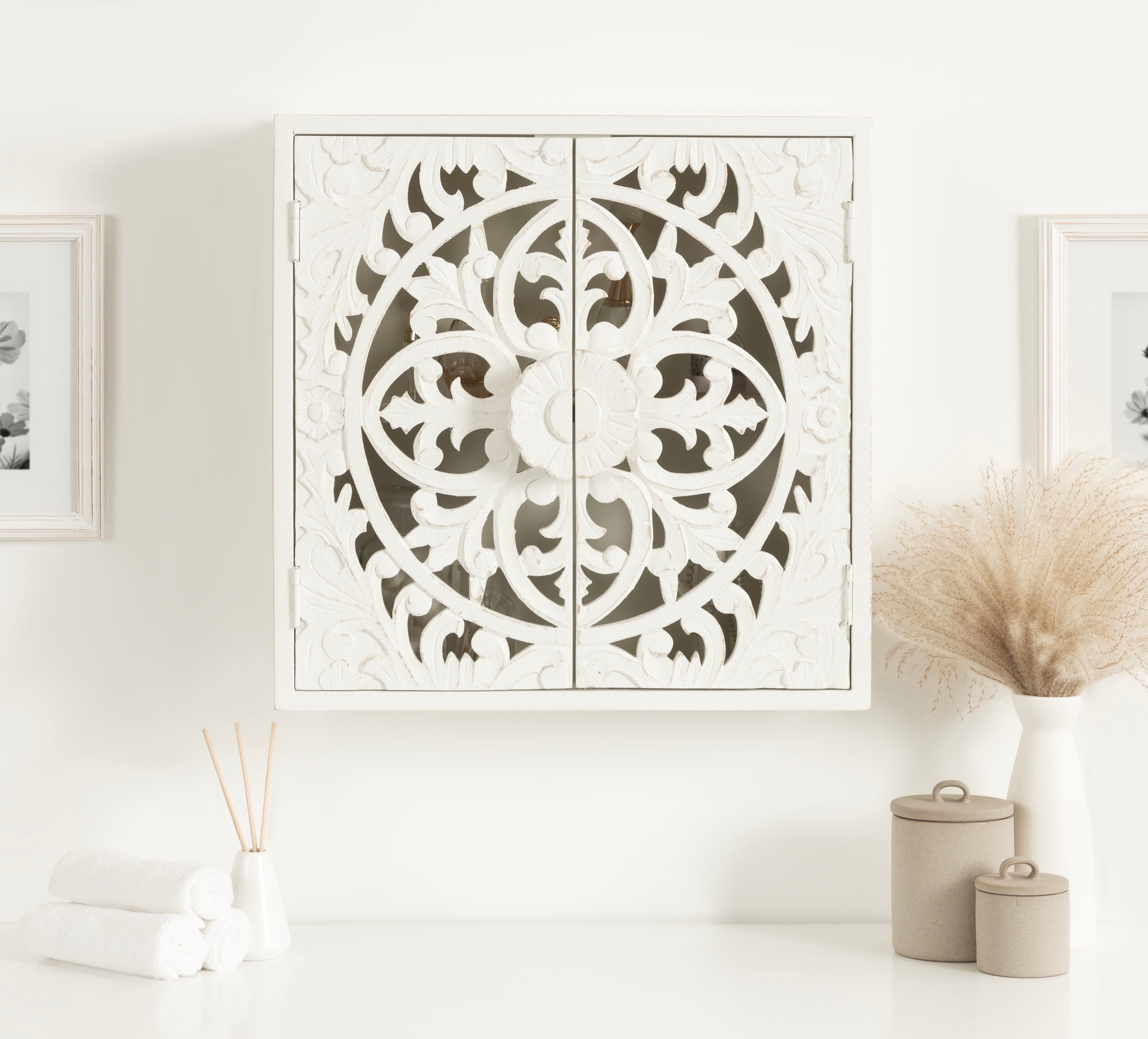 Cabinet White 20x6x20 7