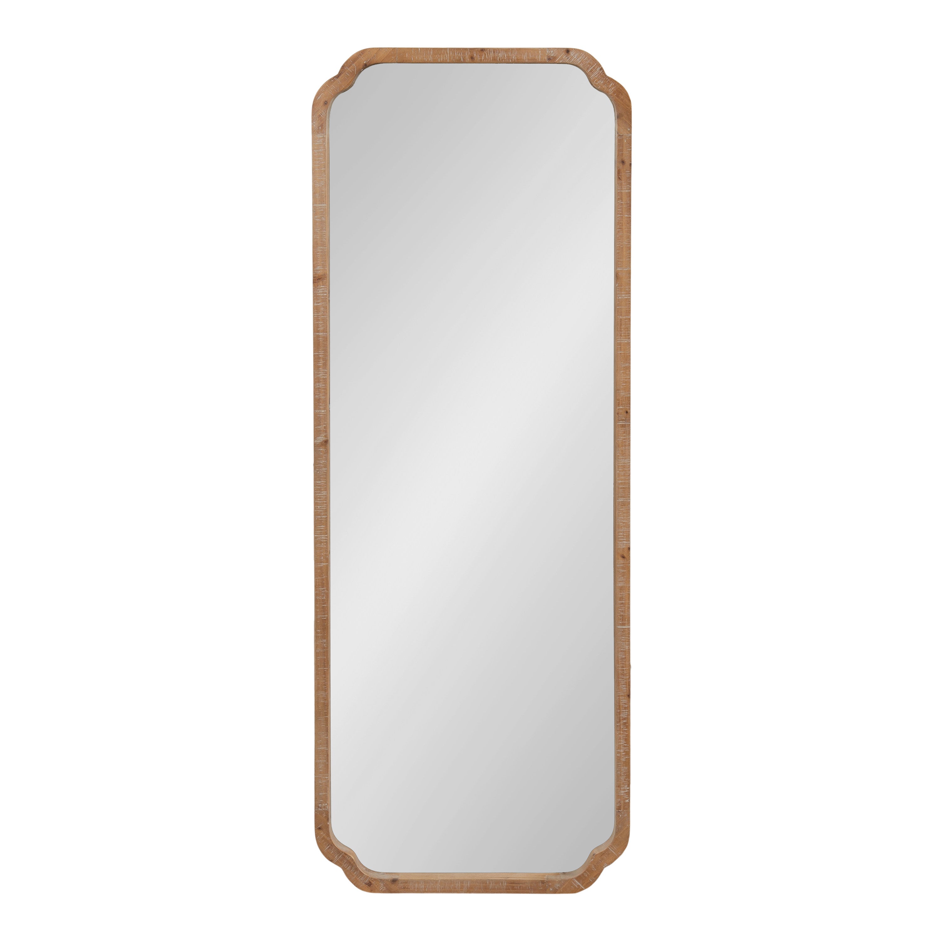 Scallop Mirror Brown 18x48 5