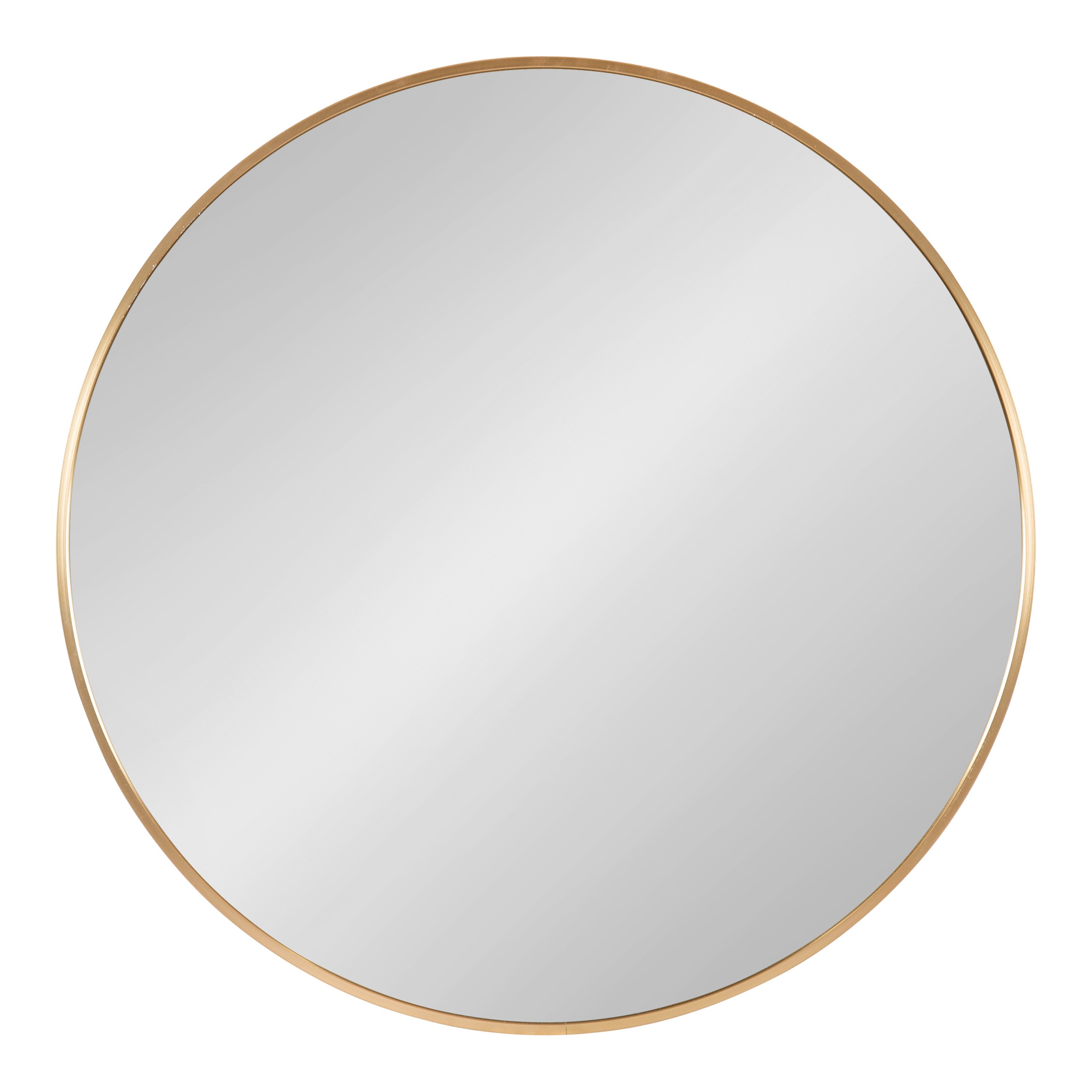 Round Mirror Gold 24" Diameter 1