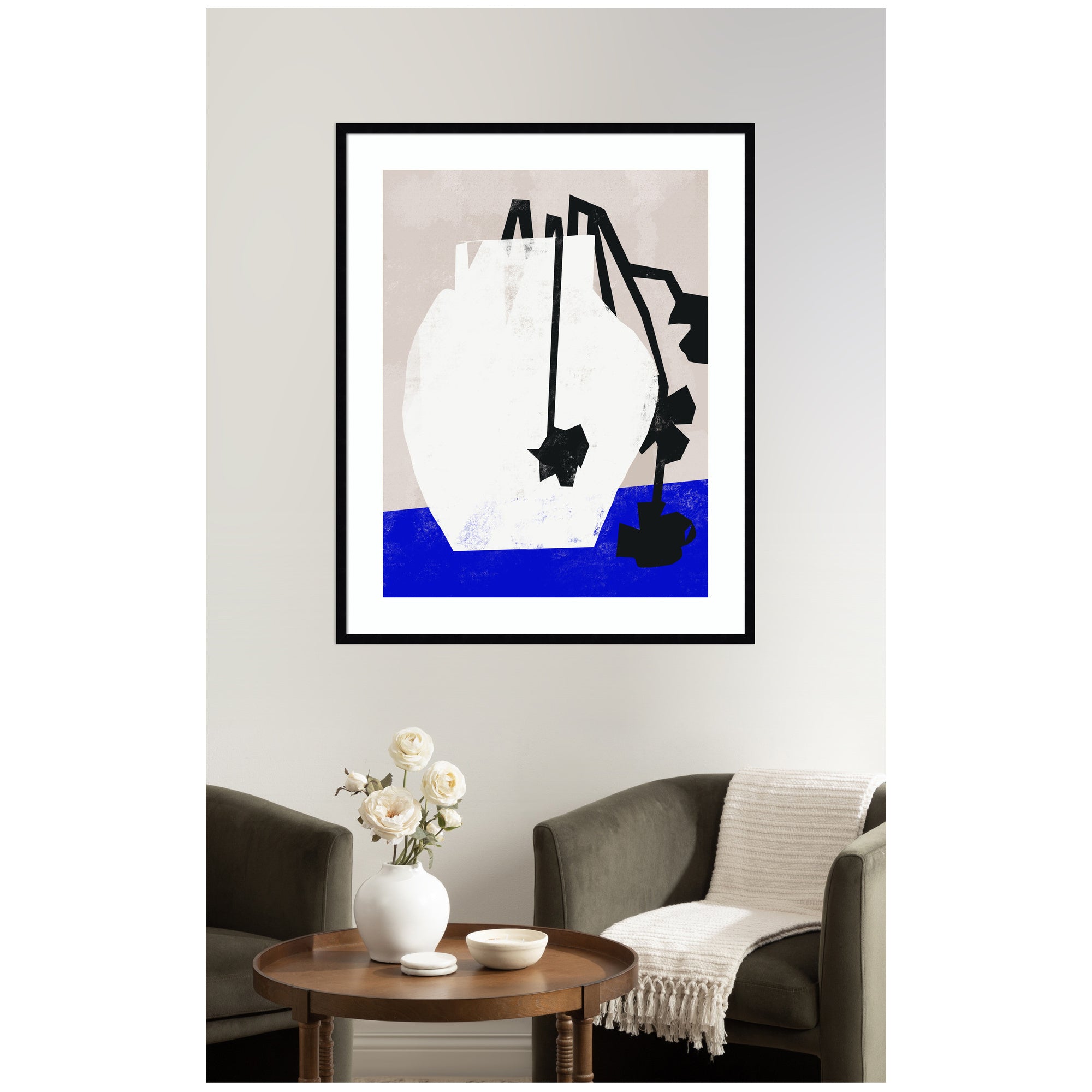 Framed Art Svelte Noir Black 33x41 7