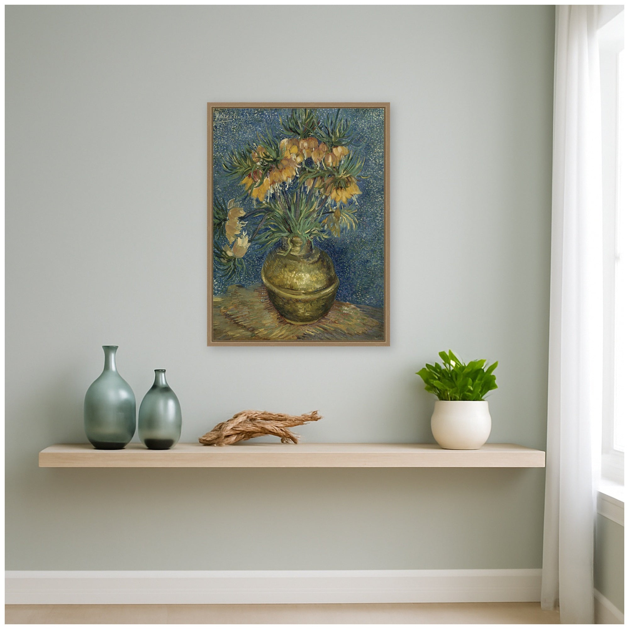 Framed Canvas 18x24 Sylvie Dark Gold 6