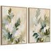 Framed Canvas Sylvie Dark Gold 2 Piece Set 28x38 1