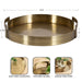 Single Tray Gold 15" Diameter 2