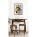 Framed Canvas Sylvie Dark Gray 23x33 7