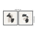 Framed Art Svelte Noir Black 2 Piece Set 33x33 2