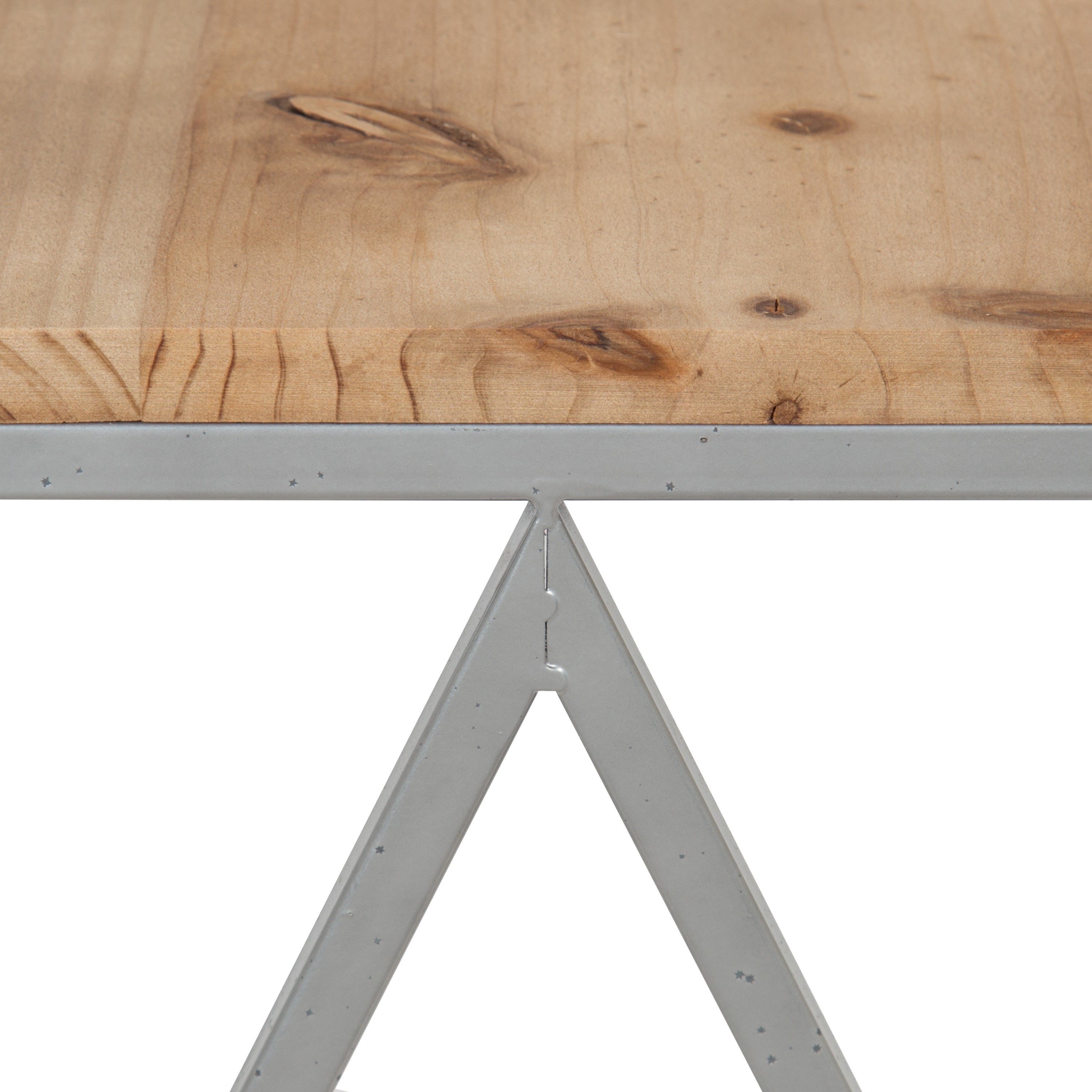 Nesting Table Silver 2 Piece 3