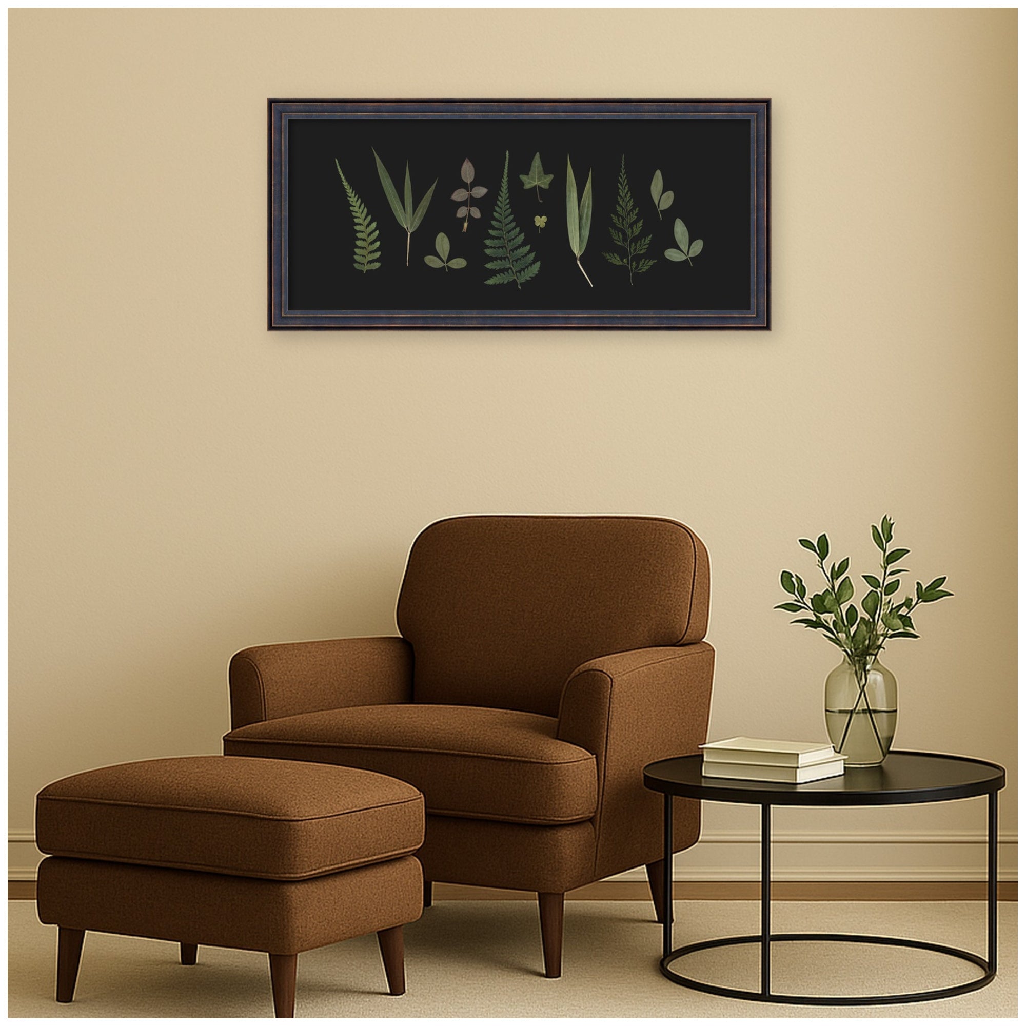 Framed Art 26x12 Dark Bronze Scoop 6