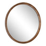 Hatherleigh Round Wood Wall Mirror