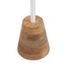 Side Table White Natural 14x14x24 4