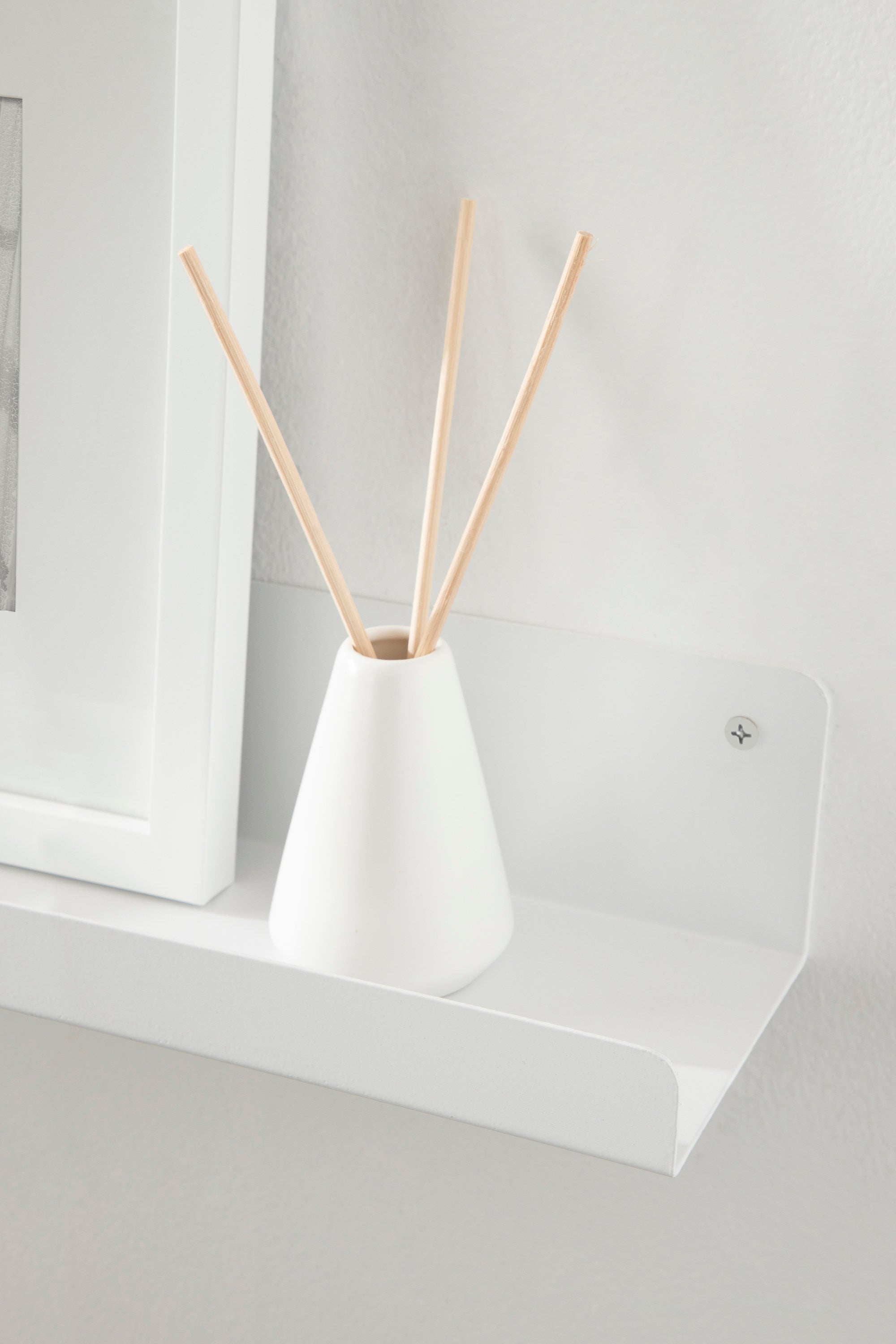 Floating Shelf 2 Piece - 24" White 7