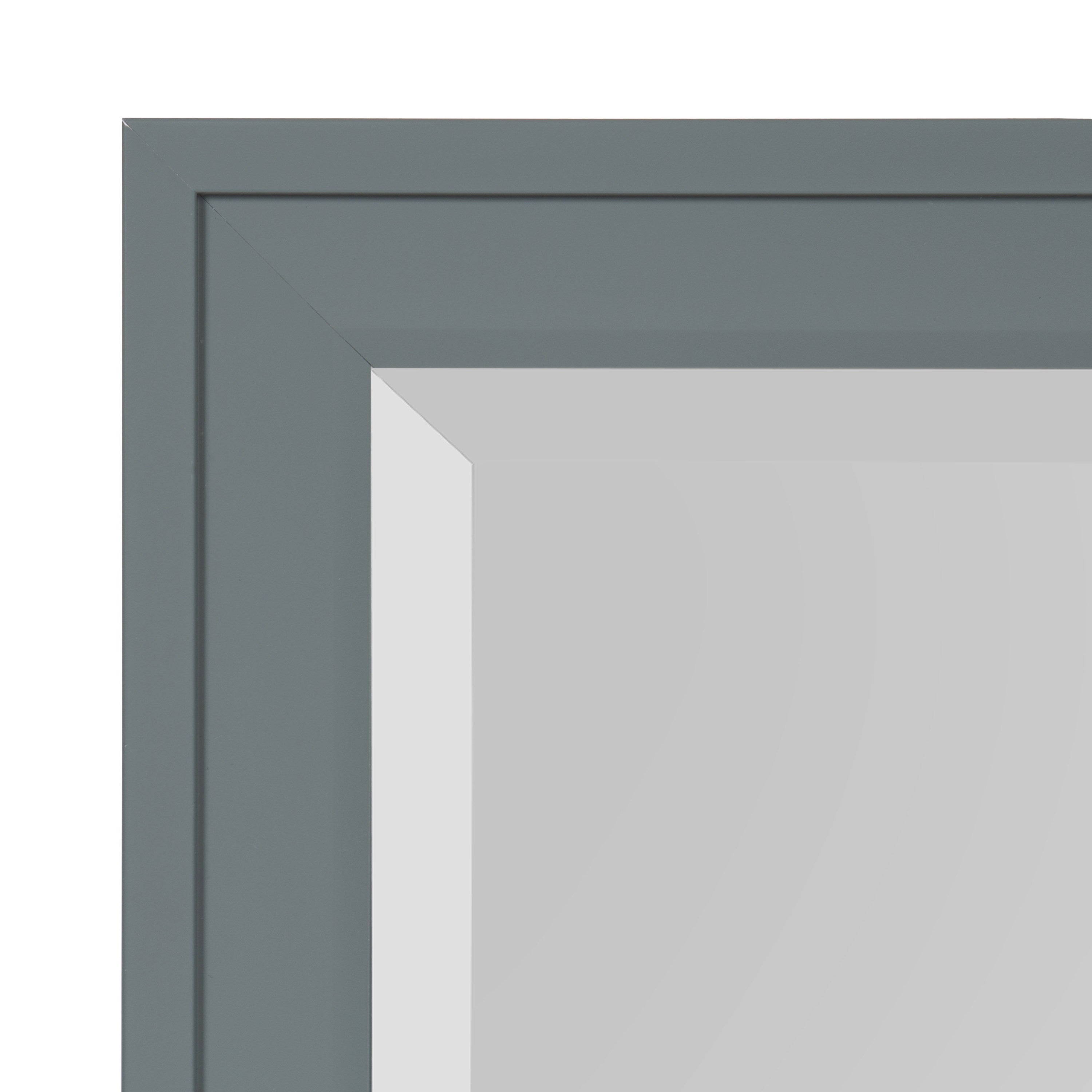 Rectangle Mirror Gray 21.5x27.5 3